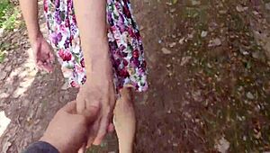 I got an outdoor blowjob from my stunning beauty