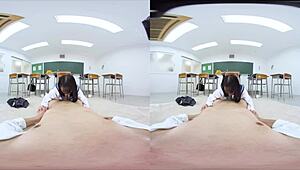 Japanese JAV confession leads to wild classroom assfucking action