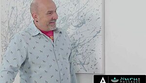 Nuru Massage Turns Into Hard Sex for Bickering Couple With Extra Oil Challenge