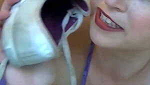 Step-daddy's girl gets off while thinking of him