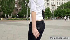 Euro Babe's First Anal Fuck Taped