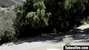 A petite blonde girl with religious background has sex with a stranger