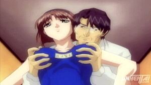 Step father can't resist touching his young 18+ step daughter