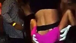 Discover a venezuelan stripper in a lively rumba performance