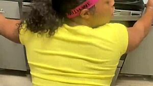 Big booty tranny, you taking that dildo deep or what?