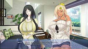 akumeru family yunagi route feeling up stepsis with big tits 😏