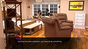 Mature fat nurse gets creampie in anime game