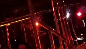 frankie tears stockings in hot retro striptease