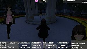 Sereka-san se diskretno razgoli v golim plašču na prostem