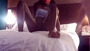 Latino meets black shemale for an intriguing encounter