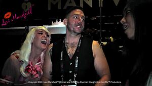 walk avn expo 2020 with lexi mansfield in sexy lingerie.