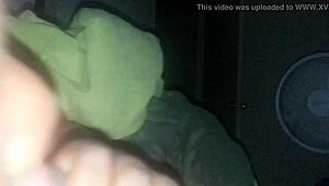 I can't believe I'm giving this black ebony blowjob so good