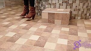 عارضة كولومبية مثيرة ترانس ليندا ميشيل تستمتع بنيك خام بعد مساج ساخن