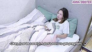 he accidentally cums inside me during kinky teen roleplay without condom