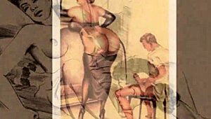 vintage erotic drawings spark curiosity in retro art style