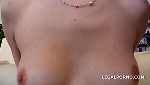 Hey, barely legal teen slut Timea Bela gets ass wrecked in gangbang