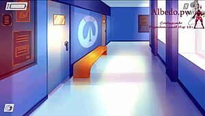 Overwatch academy34 part 2: Mei's sexy skills on display