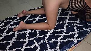 Chubby Woman in Perfect Pose for Creampie Inside Sister-in-Law