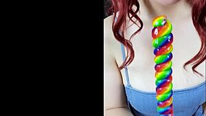 i can’t stop craving this 12 inch lollipop in my tight ass, lizze buns