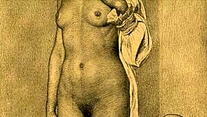 vintage erotic drawings spark curiosity in retro art style