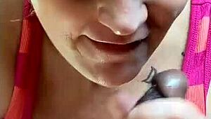 Florida Swinger Loves Camera While Giving Outdoor Blowjob in Car