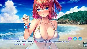 Special sex scene with oil in the middle of summer vacation