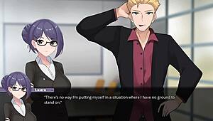 Hey, check Aya in this wild hentai game bent over for action!