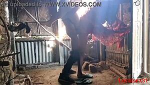 Red saree wife gives outdoor blowjob in official video by localsex31 😍