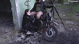 Russian Blowjob at Abandoned Construction Site, Too Wild! 😜