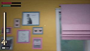 完全ゲームプレイ - 洗濯機に挟まったステップママが助けを求める