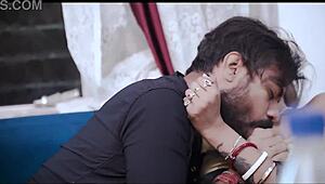 indian couple banging hard with newly married wife taking it