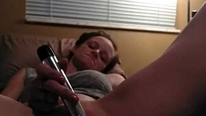 Redhead Enjoys Solo Play With Toys