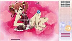 Kurusu Kanako Strips In Arkanoid