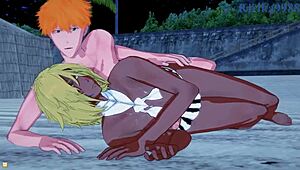 ブリーチヘンタイでネル、ネリエル、ティア・ハリベルと一護の激セックス！