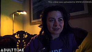 model spends quarantine time with step-dad in intimate moments