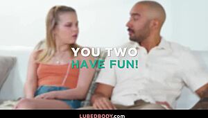 Coco Lovelock and Oliver Get Wild with Nuru Massage Kit Fun!