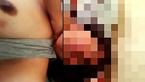 Beautiful brunette stepsister fucks her stepbrother at home