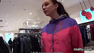 This fantastic czech nympho got tempted and banged hard in pov