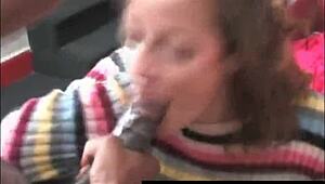 Amateur 19 Year Old Face Fucked By Big Black Cock