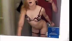 I fucked the tiny petite freshman i met at the town club in the hotel bathroom