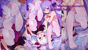 Azur Lane hentai JOI with feet, 'stroke to my commands!' 👣