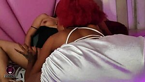 Former TV Presenters in Steamy Threesome at Dressing Room