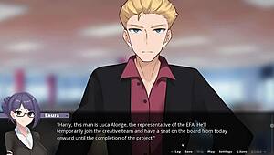 Hey, check Aya in this wild hentai game bent over for action!