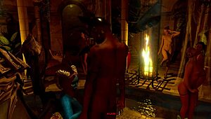 dangerous pact in wild anime hentai game action! 😈