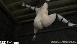 Taming Her Snatch With Spanking And Bound Play