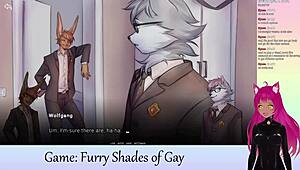 vtuber lewdneko dives into furry shades of gay in this first part