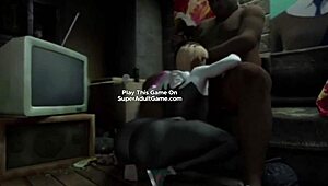 uhh, spider woman sex game so real in 3d!
