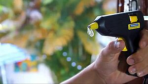 Amateur pornstar gives blowjob and bareback assfucking to hot neighbor.