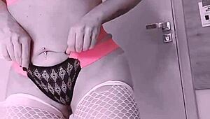 Fetish Focus On Petite Blonde's Wet Pussy