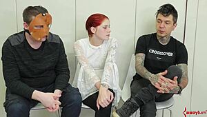 Bound Whore Gagging And Getting Toyed!